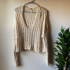 Free people crop sweater